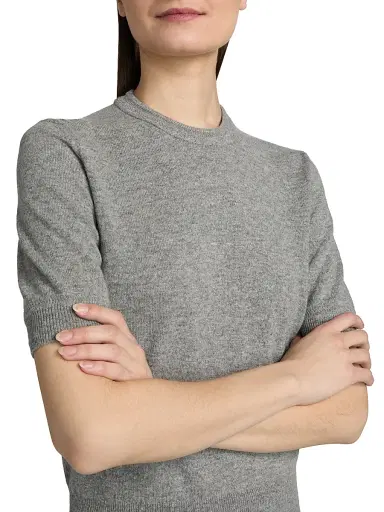 Jil Sander Women's Crewneck Wool Sweater - Volcanic Glass | Thumbnail 6 Jil Sander Women's Crewneck Wool Sweater - Volcanic Glass | Thumbnail 6