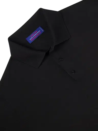 Stefano Ricci Men's Cashmere-Wool Polo Shirt - Black | Thumbnail 7 Stefano Ricci Men's Cashmere-Wool Polo Shirt - Black | Thumbnail 7