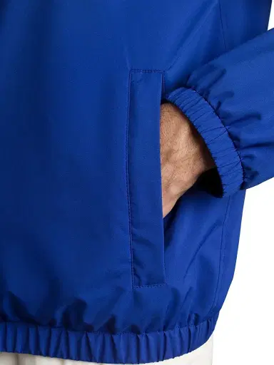 Stefano Ricci Men's Windbreaker Jacket with Zip Closure - Traffic Blue | Thumbnail 5 Stefano Ricci Men's Windbreaker Jacket with Zip Closure - Traffic Blue | Thumbnail 5