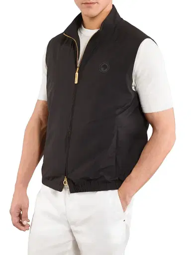 Stefano Ricci Men's Italian Refined Luxurious Sport Vest - Black | Thumbnail 2 Stefano Ricci Men's Italian Refined Luxurious Sport Vest - Black | Thumbnail 2