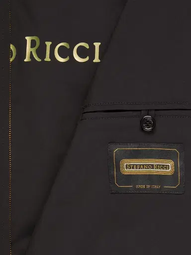Stefano Ricci Men's Italian Refined Luxurious Sport Vest - Black | Thumbnail 7 Stefano Ricci Men's Italian Refined Luxurious Sport Vest - Black | Thumbnail 7
