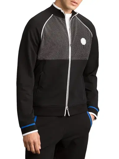 Stefano Ricci Men's Full Zip Up Jacket - Black | Thumbnail 2 Stefano Ricci Men's Full Zip Up Jacket - Black | Thumbnail 2