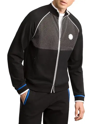 Stefano Ricci Men's Full Zip Up Jacket - Black | Thumbnail 4 Stefano Ricci Men's Full Zip Up Jacket - Black | Thumbnail 4