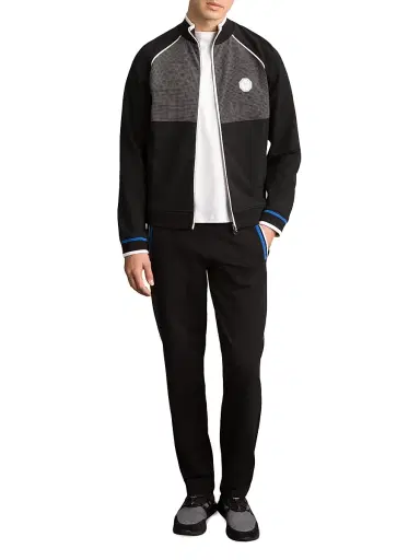 Stefano Ricci Men's Full Zip Up Jacket - Black | Thumbnail 8 Stefano Ricci Men's Full Zip Up Jacket - Black | Thumbnail 8