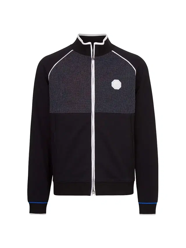 Men's Full Zip Up Jacket - Black Men's Full Zip Up Jacket - Black
