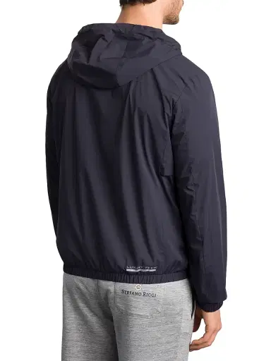 Stefano Ricci Men's Luxury Running Blouson Jacket - Navy Cobalto | Thumbnail 3 Stefano Ricci Men's Luxury Running Blouson Jacket - Navy Cobalto | Thumbnail 3