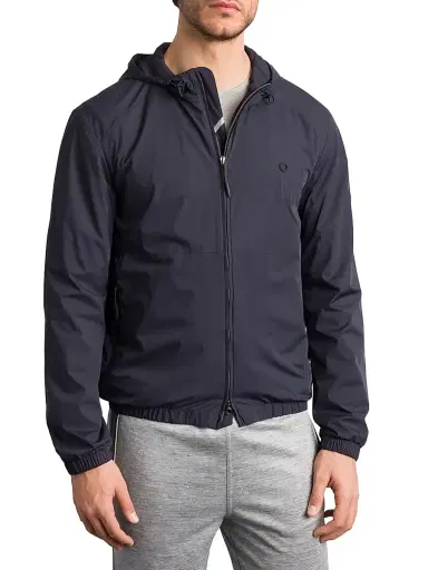 Stefano Ricci Men's Luxury Running Blouson Jacket - Navy Cobalto | Thumbnail 1 Stefano Ricci Men's Luxury Running Blouson Jacket - Navy Cobalto | Thumbnail 1