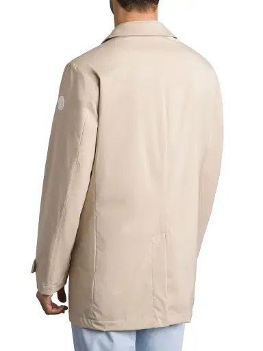 Stefano Ricci Men's Versatile Luxury Lightweight Raincoat - Beige | Thumbnail 2 Stefano Ricci Men's Versatile Luxury Lightweight Raincoat - Beige | Thumbnail 2