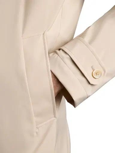 Stefano Ricci Men's Versatile Luxury Lightweight Raincoat - Beige | Thumbnail 6 Stefano Ricci Men's Versatile Luxury Lightweight Raincoat - Beige | Thumbnail 6