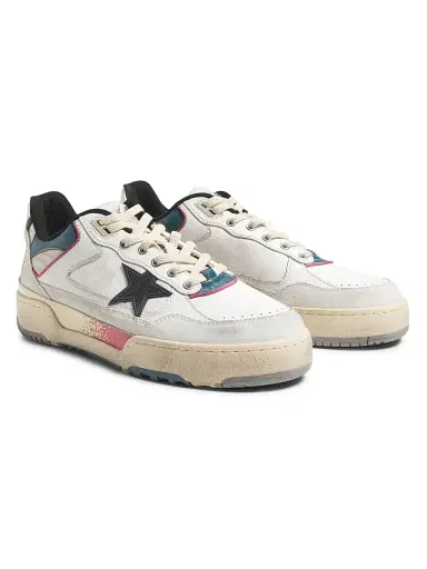 Golden Goose Men's Forty2 Leather Low-Top Sneakers | Thumbnail 2 Golden Goose Men's Forty2 Leather Low-Top Sneakers | Thumbnail 2
