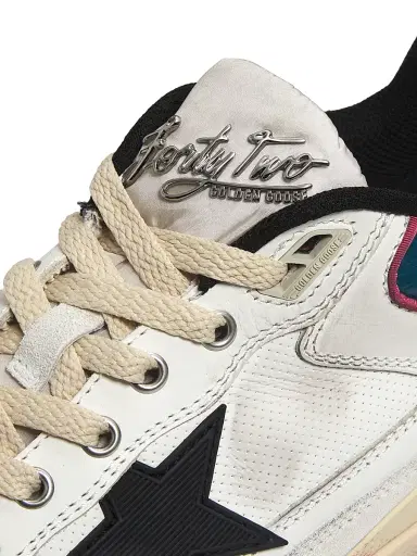 Golden Goose Men's Forty2 Leather Low-Top Sneakers | Thumbnail 5 Golden Goose Men's Forty2 Leather Low-Top Sneakers | Thumbnail 5