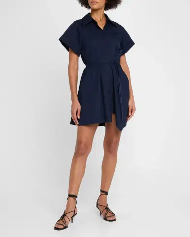 A.L.C. Julie Short-Sleeve Shirtdress | Thumbnail 4 A.L.C. Julie Short-Sleeve Shirtdress | Thumbnail 4