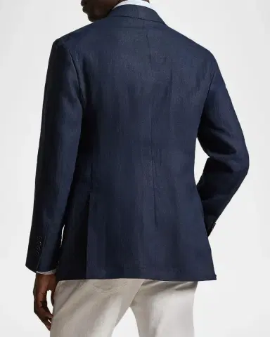 Polo Ralph Lauren Men's Soft Tailored-Fit Linen Suit Jacket | Thumbnail 2 Polo Ralph Lauren Men's Soft Tailored-Fit Linen Suit Jacket | Thumbnail 2