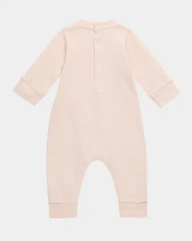 Moncler Girl's Logo-Print Coverall, Size Newborn-12M | Thumbnail 2 Moncler Girl's Logo-Print Coverall, Size Newborn-12M | Thumbnail 2