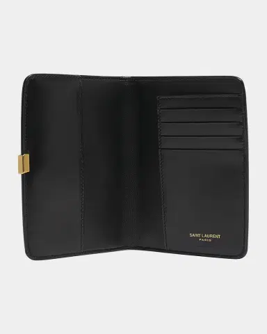 Saint Laurent YSL Passport Holder in Calfskin | Thumbnail 4 Saint Laurent YSL Passport Holder in Calfskin | Thumbnail 4