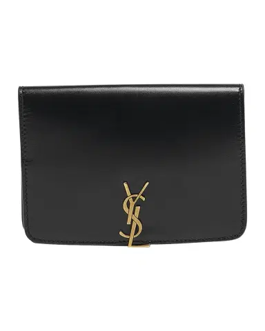 Saint Laurent YSL Passport Holder in Calfskin | Thumbnail 1 Saint Laurent YSL Passport Holder in Calfskin | Thumbnail 1
