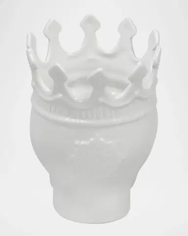 Thompson Ferrier White Louise Skull Candle, 23.3 oz. - Rose de Vents Scent | Thumbnail 4 Thompson Ferrier White Louise Skull Candle, 23.3 oz. - Rose de Vents Scent | Thumbnail 4
