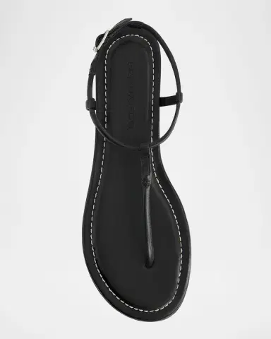 Bernardo Hercu Leather Ankle-Strap Flat Sandals | Thumbnail 3 Bernardo Hercu Leather Ankle-Strap Flat Sandals | Thumbnail 3