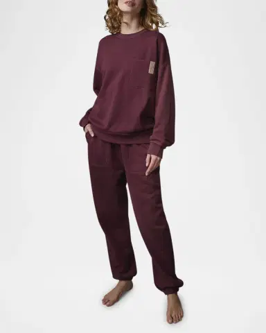 Lunya Silksweats Reversible Sherpa-Lined Joggers | Thumbnail 2 Lunya Silksweats Reversible Sherpa-Lined Joggers | Thumbnail 2