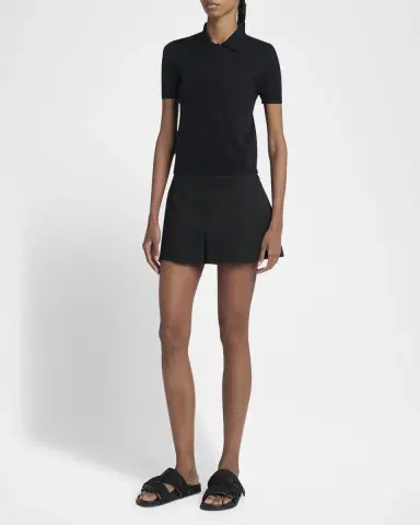 Moncler Short-Sleeve Polo Shirt | Thumbnail 2 Moncler Short-Sleeve Polo Shirt | Thumbnail 2