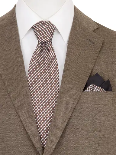 Stefano Ricci Men's Luxury Silk Tie Set - Brown | Thumbnail 2 Stefano Ricci Men's Luxury Silk Tie Set - Brown | Thumbnail 2
