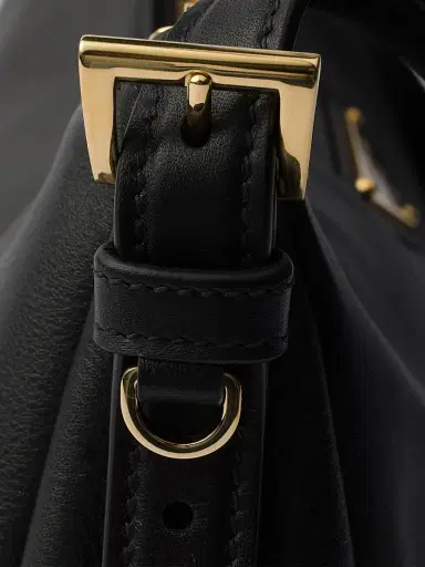Prada Women's Aimee Medium Leather Shoulder Bag - Black | Thumbnail 7 Prada Women's Aimee Medium Leather Shoulder Bag - Black | Thumbnail 7