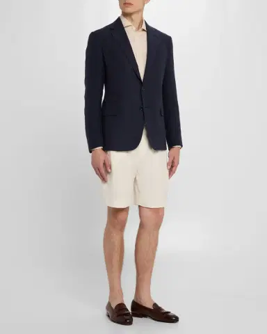 Ralph Lauren Purple Label Kent Hand-Tailored Silk-Linen Jacket | Thumbnail 2 Ralph Lauren Purple Label Kent Hand-Tailored Silk-Linen Jacket | Thumbnail 2