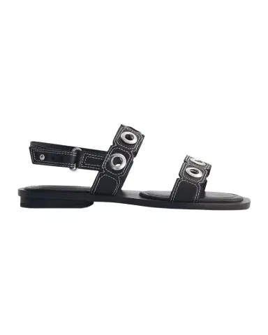 Bernardo 1946 Acro Leather Flat Slingback Sandals | Thumbnail 1 Bernardo 1946 Acro Leather Flat Slingback Sandals | Thumbnail 1
