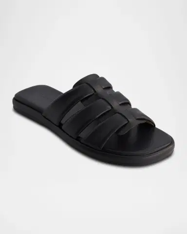 Bernardo Tamer Caged Leather Slide Sandals | Thumbnail 2 Bernardo Tamer Caged Leather Slide Sandals | Thumbnail 2