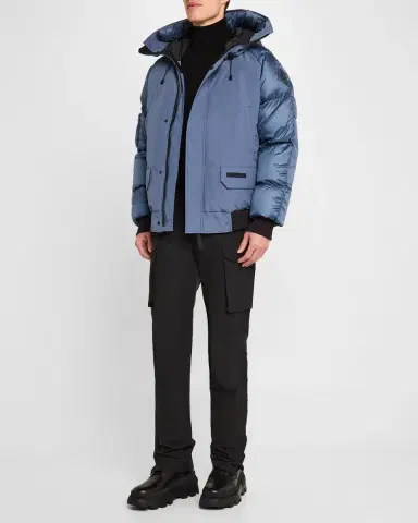 Canada Goose Men 's Paradigm Chilliwack Down Hooded Bomber Jacket | Thumbnail 2 Canada Goose Men 's Paradigm Chilliwack Down Hooded Bomber Jacket | Thumbnail 2