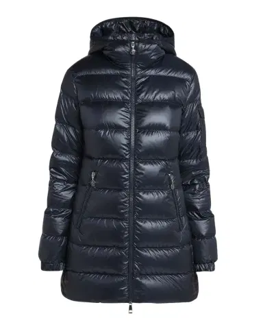 Moncler Glements Hooded Mid-Length Down Jacket | Thumbnail 1 Moncler Glements Hooded Mid-Length Down Jacket | Thumbnail 1