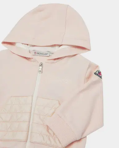 Moncler Girl's Two-Piece Logo-Embroidered Set, Size 3M-3 | Thumbnail 2 Moncler Girl's Two-Piece Logo-Embroidered Set, Size 3M-3 | Thumbnail 2