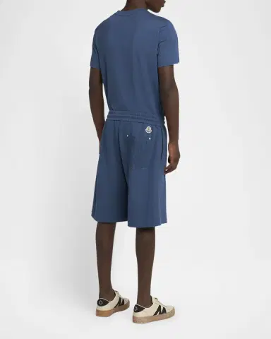 Moncler Men 's Fleece Drawstring Shorts | Thumbnail 3 Moncler Men 's Fleece Drawstring Shorts | Thumbnail 3
