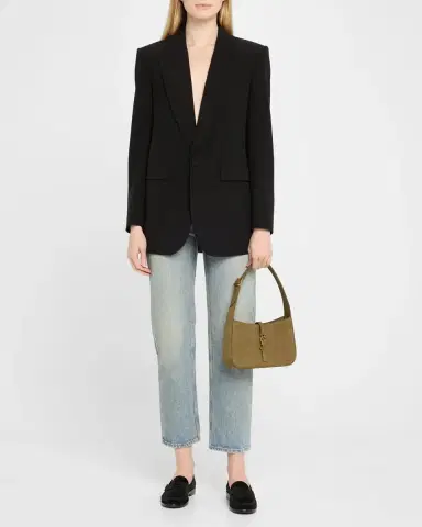 Saint Laurent Le 5 A 7 Shoulder Bag in Lizard-Effect Leather | Thumbnail 5 Saint Laurent Le 5 A 7 Shoulder Bag in Lizard-Effect Leather | Thumbnail 5