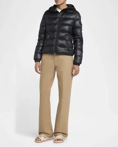 Moncler Gles Hooded Down Jacket | Thumbnail 2 Moncler Gles Hooded Down Jacket | Thumbnail 2