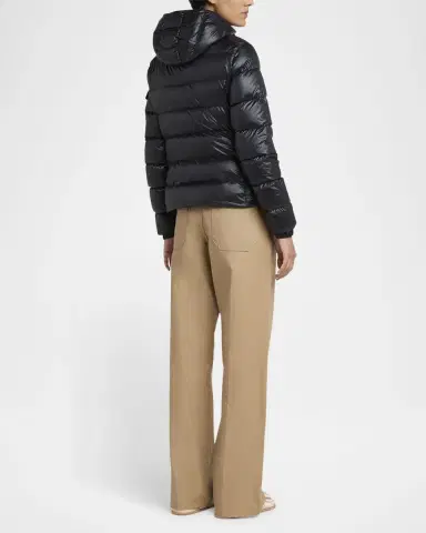 Moncler Gles Hooded Down Jacket | Thumbnail 3 Moncler Gles Hooded Down Jacket | Thumbnail 3