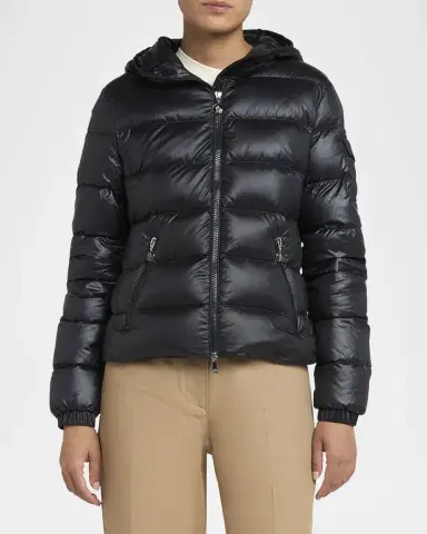 Moncler Gles Hooded Down Jacket | Thumbnail 4 Moncler Gles Hooded Down Jacket | Thumbnail 4