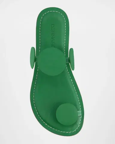 Bernardo New Moon Circle Leather Flat Sandals | Thumbnail 4 Bernardo New Moon Circle Leather Flat Sandals | Thumbnail 4