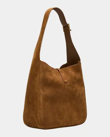 Saint Laurent Le 5 A 7 Small YSL Suede Shoulder Bag | Thumbnail 2 Saint Laurent Le 5 A 7 Small YSL Suede Shoulder Bag | Thumbnail 2