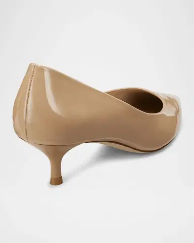 Stuart Weitzman Stuart Patent Kitten Pumps | Thumbnail 3 Stuart Weitzman Stuart Patent Kitten Pumps | Thumbnail 3