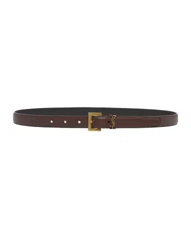 Saint Laurent YSL Monogram Leather Belt | Thumbnail 1 Saint Laurent YSL Monogram Leather Belt | Thumbnail 1