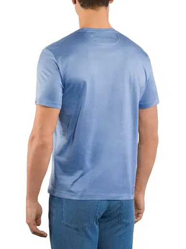 Stefano Ricci Men's T-Shirt - Blue | Thumbnail 5 Stefano Ricci Men's T-Shirt - Blue | Thumbnail 5