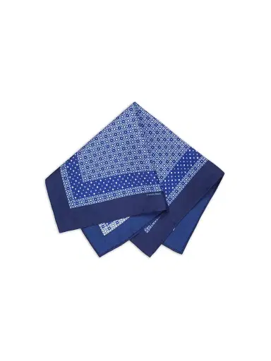 Stefano Ricci Men's Luxury Silk Tie Set - Blue White | Thumbnail 3 Stefano Ricci Men's Luxury Silk Tie Set - Blue White | Thumbnail 3