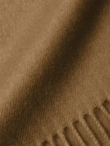 Prada Women's Silk and Cashmere Scarf - Brown | Thumbnail 2 Prada Women's Silk and Cashmere Scarf - Brown | Thumbnail 2
