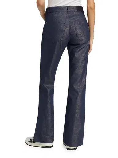 Giorgio Armani Women's Metallic Denim Pants | Thumbnail 5 Giorgio Armani Women's Metallic Denim Pants | Thumbnail 5
