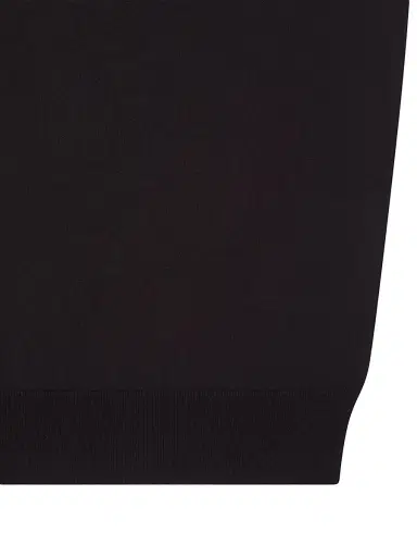 Stefano Ricci Men's Three Button Polo Shirt - Black | Thumbnail 6 Stefano Ricci Men's Three Button Polo Shirt - Black | Thumbnail 6