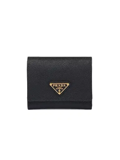 Prada Women's Small Saffiano Leather Wallet | Thumbnail 1 Prada Women's Small Saffiano Leather Wallet | Thumbnail 1