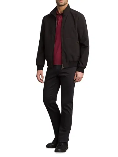 Stefano Ricci Men's Sport Jacket - Black | Thumbnail 8 Stefano Ricci Men's Sport Jacket - Black | Thumbnail 8