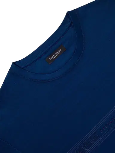 Stefano Ricci Men's T-Shirt - Dark Blue | Thumbnail 2 Stefano Ricci Men's T-Shirt - Dark Blue | Thumbnail 2