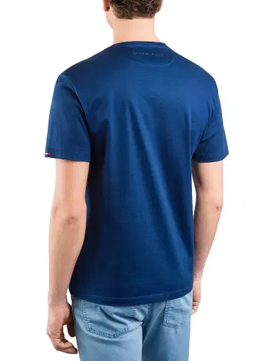 Stefano Ricci Men's T-Shirt - Dark Blue | Thumbnail 5 Stefano Ricci Men's T-Shirt - Dark Blue | Thumbnail 5